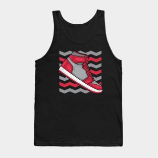 AJ 1 High Gym Red Wolf Grey Sneaker Tank Top